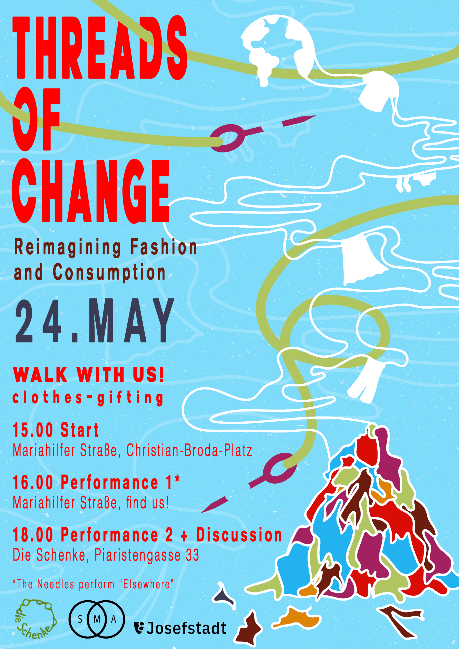 Threads of Change — Event Flyer